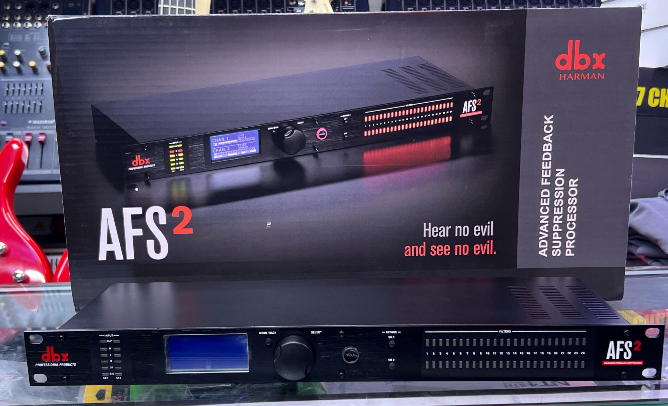 dbx AFS2 Advanced Feedback destroyer Suppression Processor 