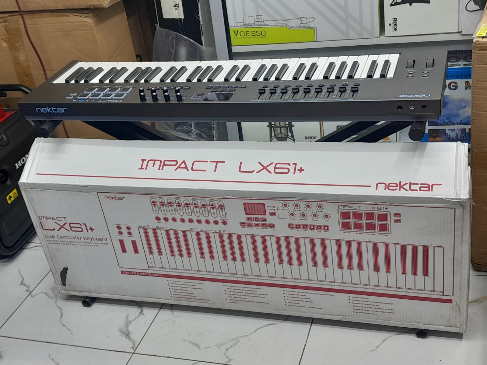 Nektar Impact LX61+ 61-Key USB MIDI Controller Keyboard 