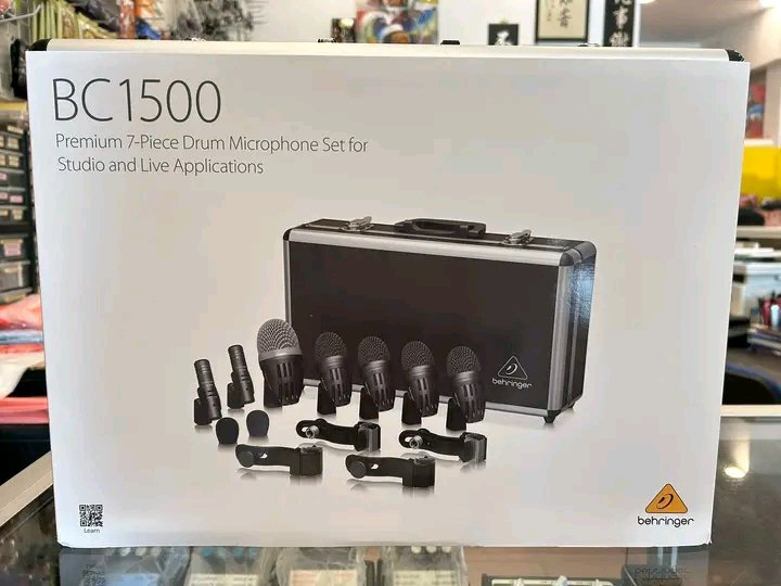 Behringer BC1500 Premium 7-Piece Drum Microphone Set for Studio and Live Applications
