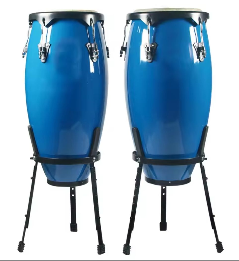 Conga Drum Set (Pair) with Stands