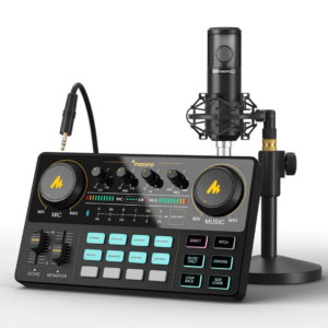 MaonoCaster Lite AU-AM200-S1 All-in-One Podcast Bundle & Mixer