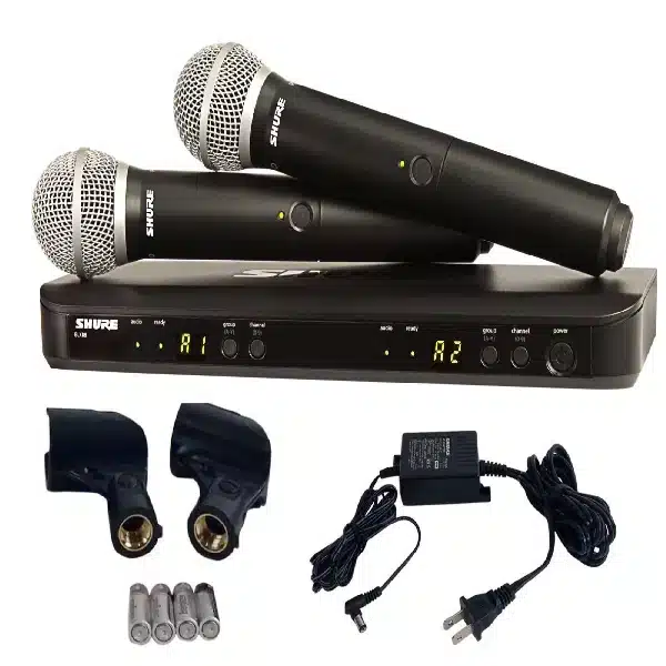 Shure Dual Wireless Handheld Microphone System