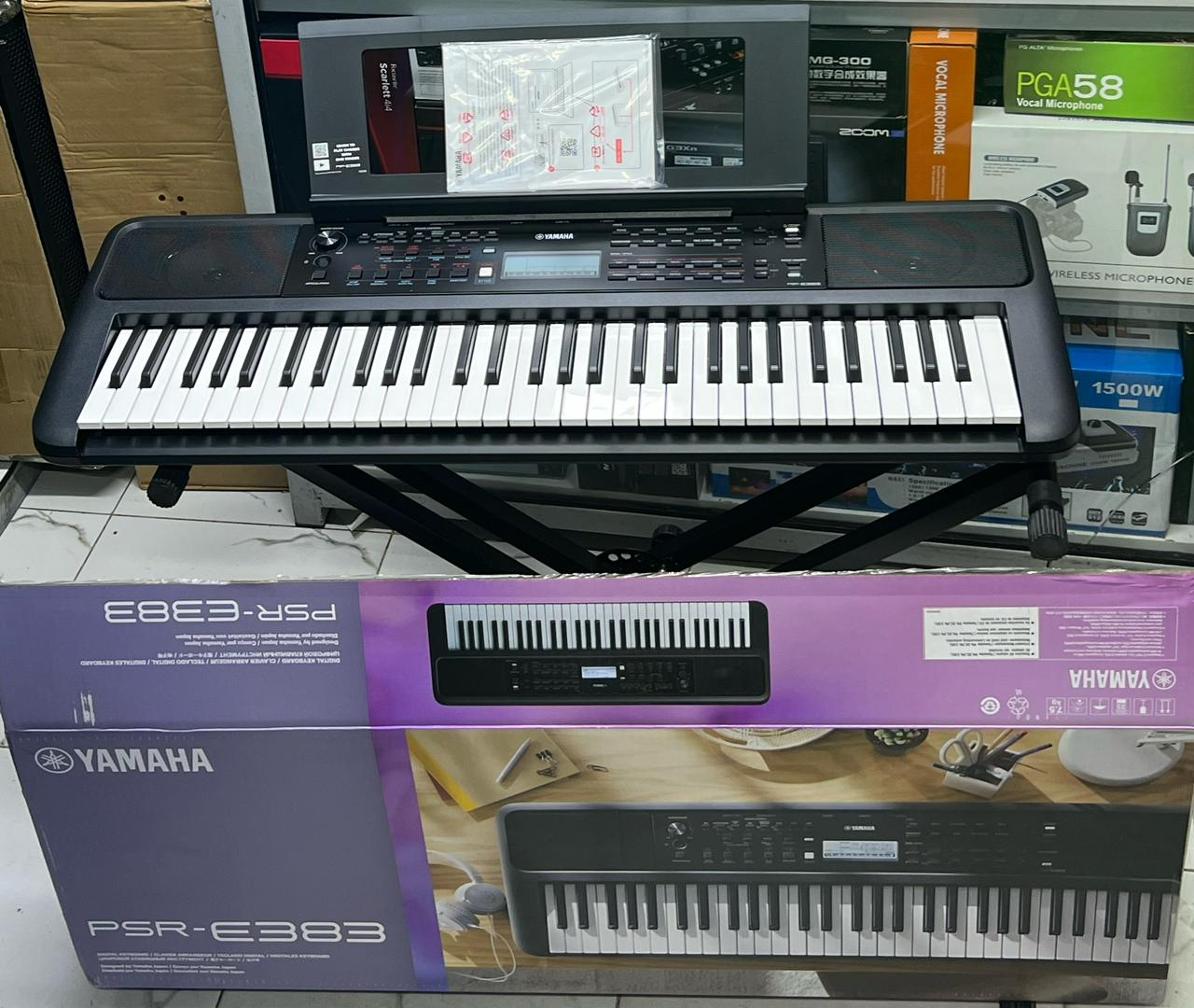 Yamaha PSR-E383 61-Key Touch-Sensitive Portable Keyboard